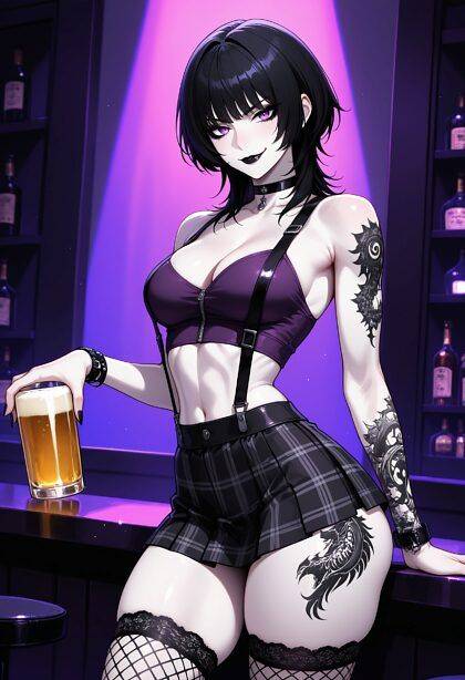 A Goth Girl at the club... - #21