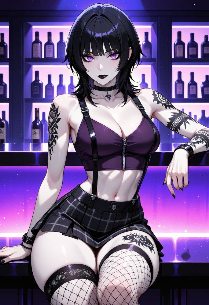 A Goth Girl at the club... - #2