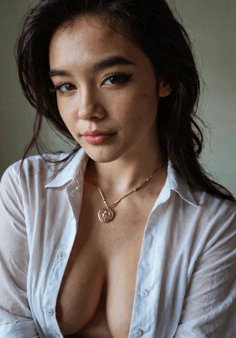 Taking Off Her Shirt - #8