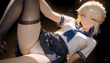 Saber Pantyshots FGO - Only4uArt - #8