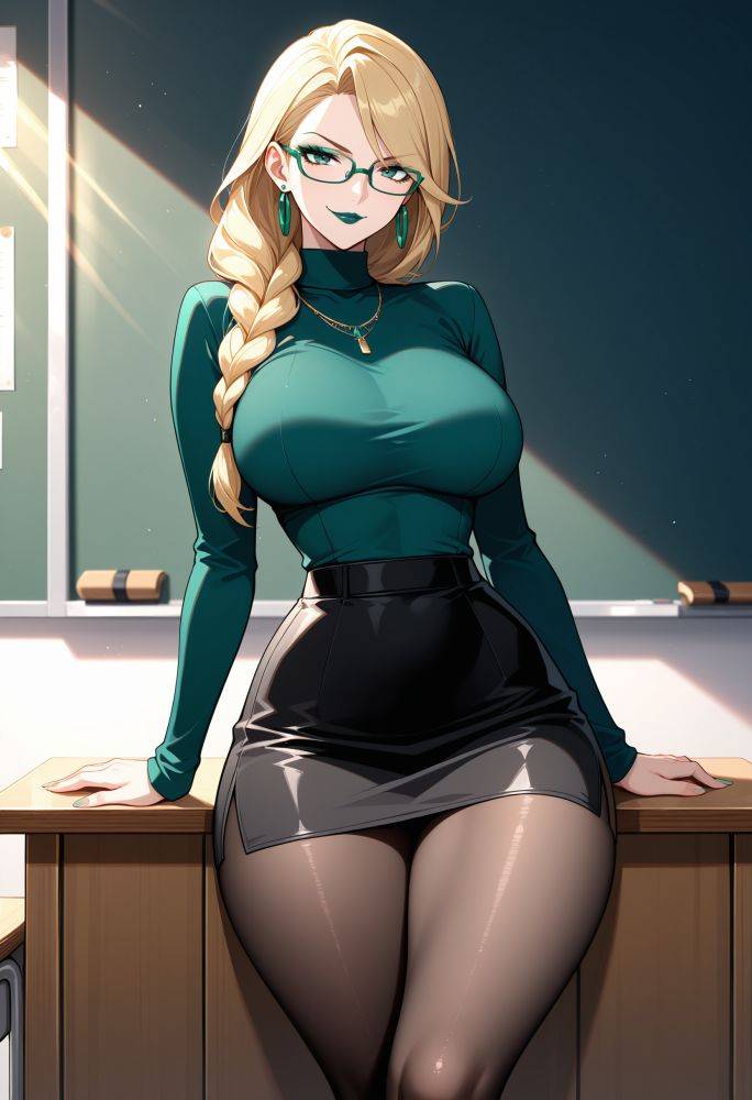Your new professor has been...distracting. And now she's asked you to stay after class. - #11