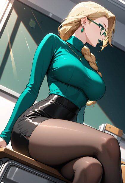 Your new professor has been...distracting. And now she's asked you to stay after class. - #18