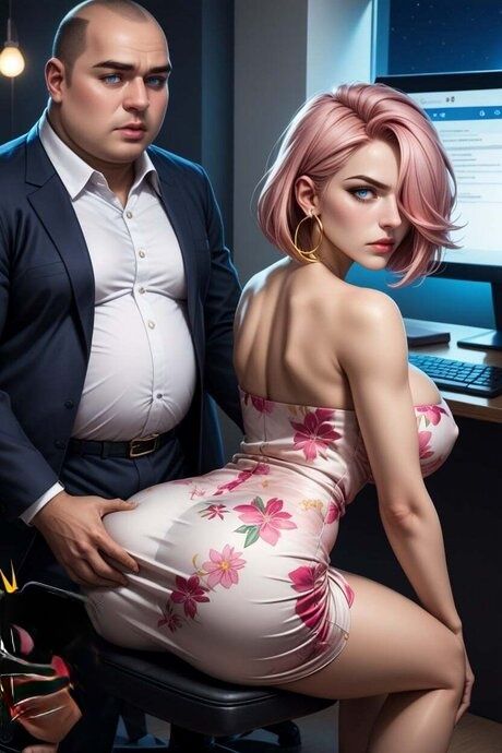 Compilation of AI generated girls with big tits engaging in hardcore sex acts - #18