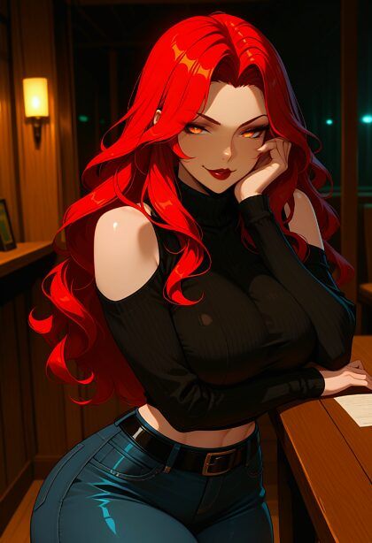 Same Red Head...different outfits - #14