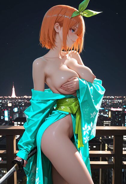 Yotsuba might be cosplaying, but the ribbon stays on - #9