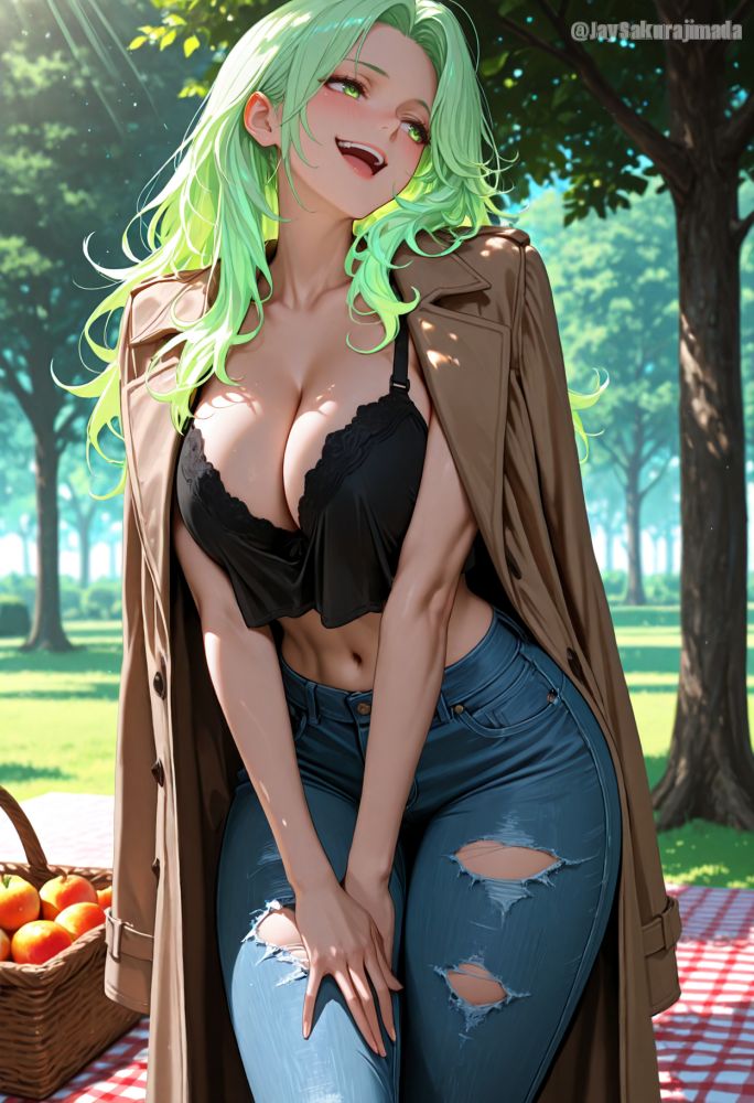 She likes to take advantage of the good weather - #3