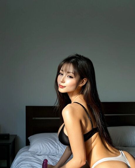 Cute Asian girl has anal and vaginal sex in an AI generated POV scene - #7