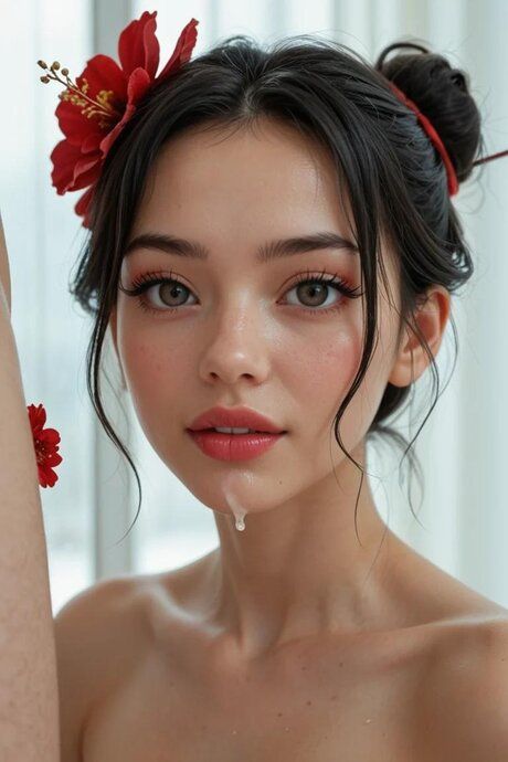 Beautiful brunette with striking eyes gets banged by a big penis - #9