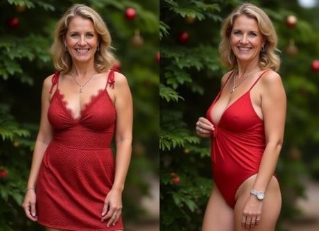 AI generated model poses in sexy lingerie and totally naked as well - #8