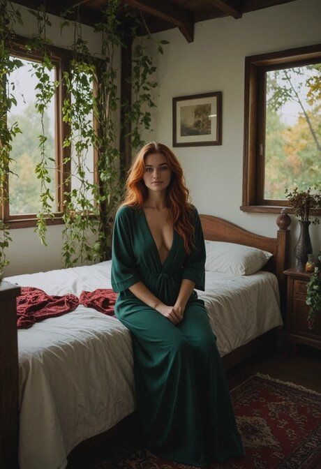 Beautiful redhead has POV sexual intercourse in an AI generated scene - #5