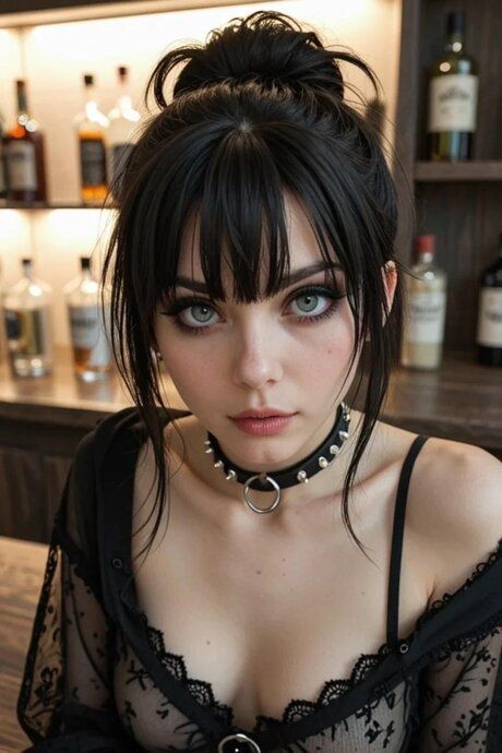 AI generated brunette waitress Licana gets fucked at her workplace - #4