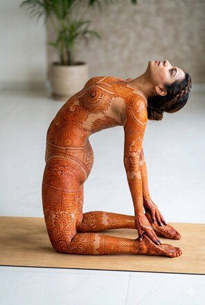 Nude mehndi photography - #12