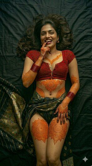 Nude mehndi photography - #3