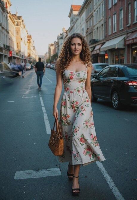 AI generated beauty strips jizz from her chin during sex on a public street - #3