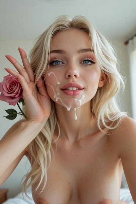 Hot blonde girl with pretty eyes has her way with a large cock - #8