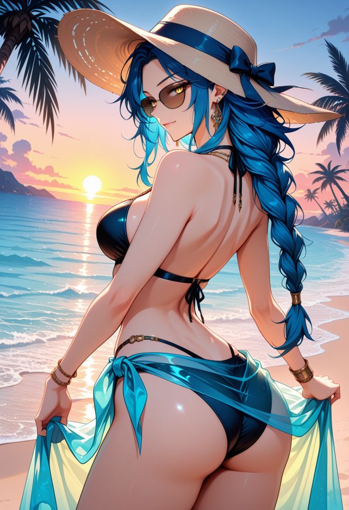 Sunset at the beach - #10