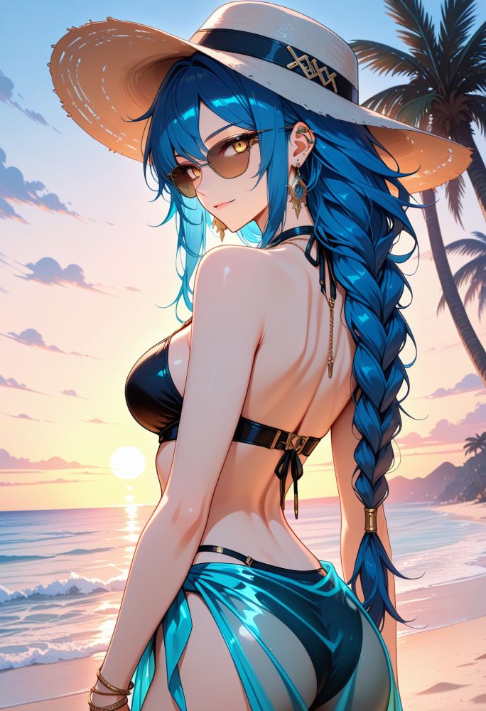 Sunset at the beach - #4