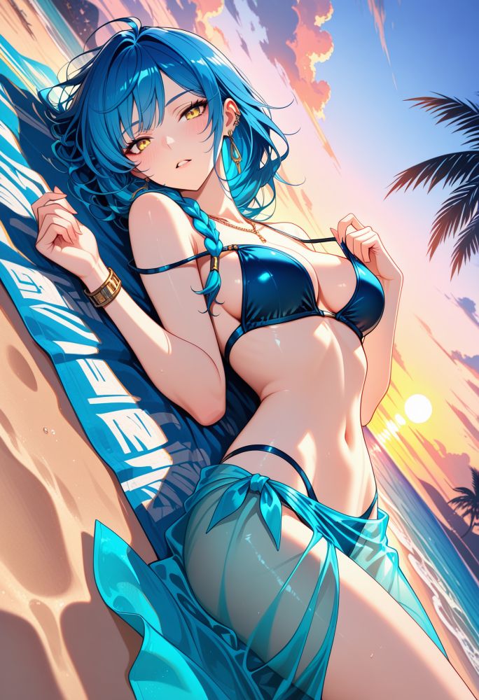 Sunset at the beach - #13