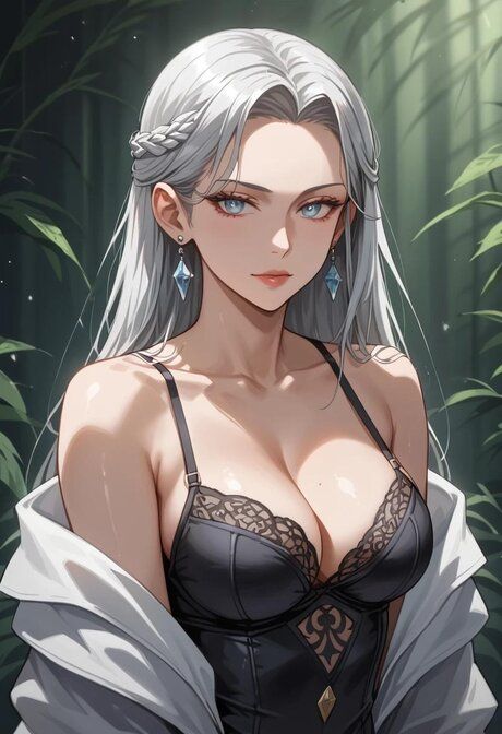 Pretty Hentai model rides a big dick while showing off her tits - #4