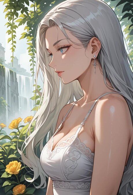 Pretty Hentai model rides a big dick while showing off her tits - #5