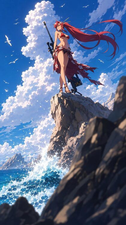 Beach fun with Yoko Littner - #21