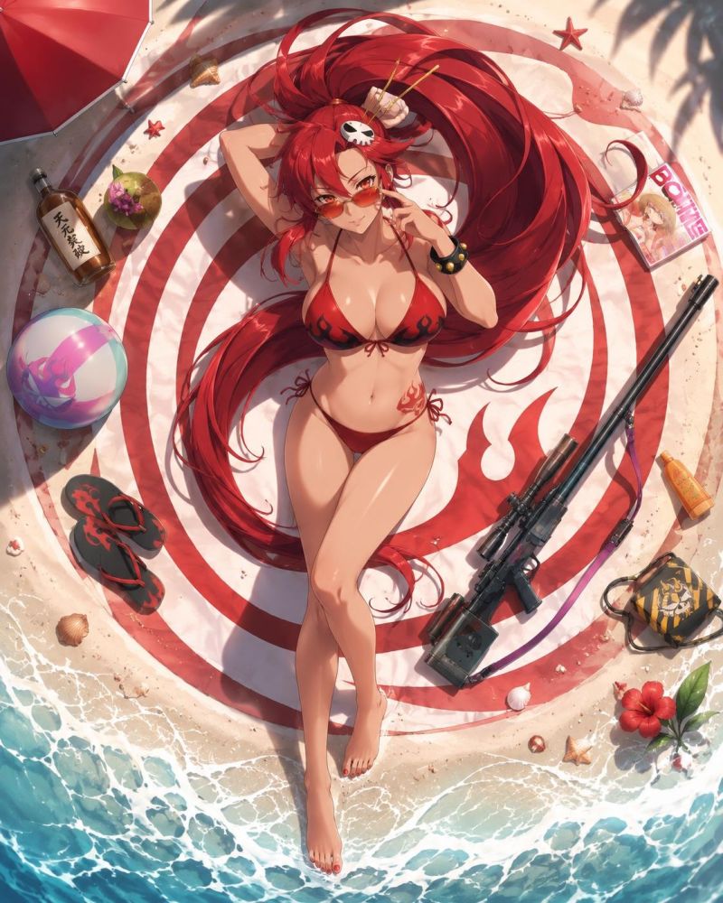 Beach fun with Yoko Littner - #15