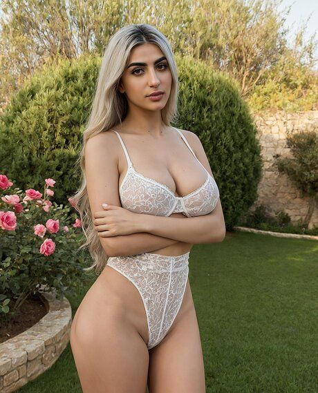 Sexy chicks posing in the nude & non nude poses in rose garden - #6