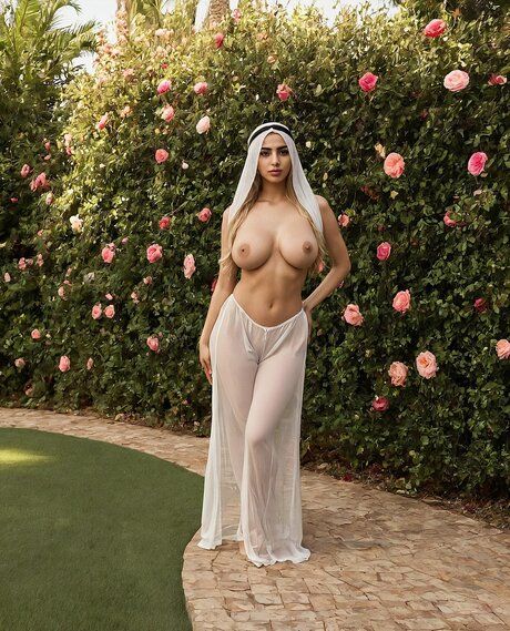 Sexy chicks posing in the nude & non nude poses in rose garden - #10