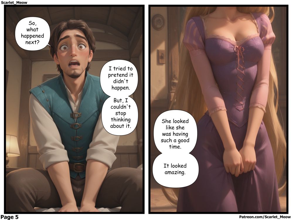 Rapunzel feels slutty in 'Mother's Away' 12 Pages of 29 - #3