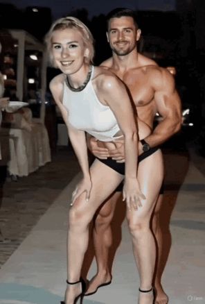 Turkish Blonde Girl Deepfake Gifs - #12