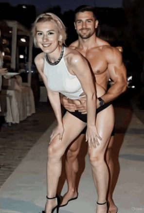 Turkish Blonde Girl Deepfake Gifs - #8