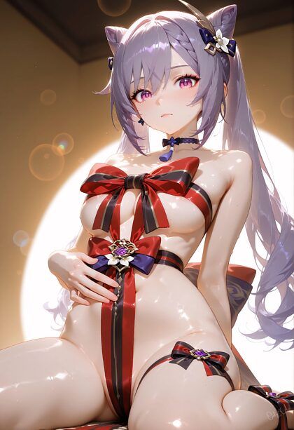 Keqing - Shorts, pussy - #25