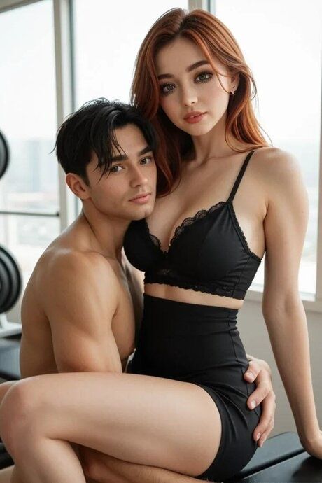 Sexy redhead has sexual intercourse with her personal trainer - #3