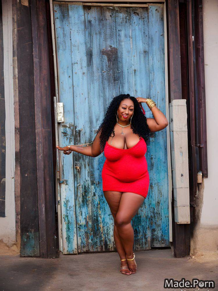 Photo glitter glow standing nigerian 30 earrings AI porn - #main