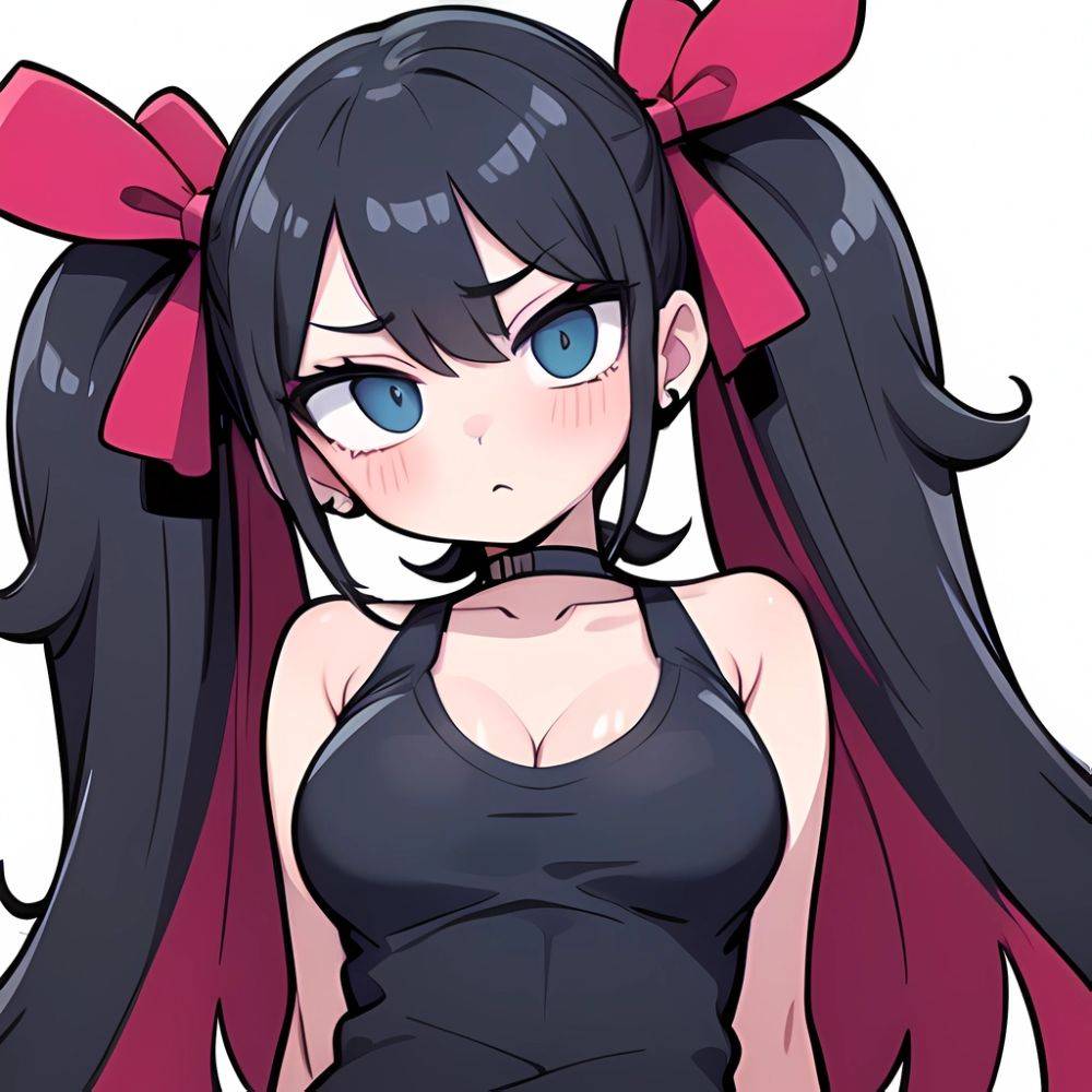 1girl Sexy Pokemon Trainer Looking At The Viewer Facing The Viewer Big Boobs Arms Behind Back Simple Background, 52755361 - AIHentai - #main