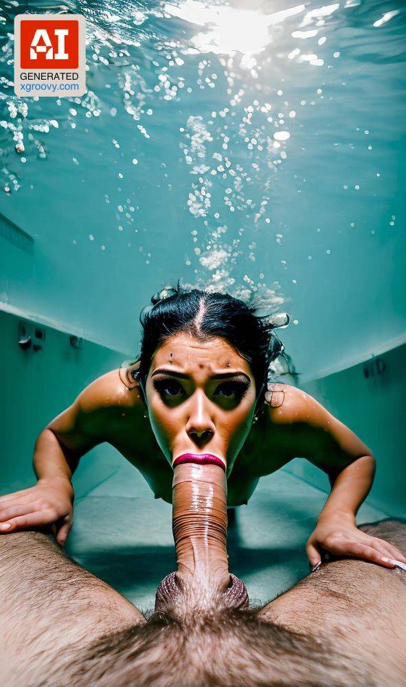 That underwater deepthroat got me feeling like a drowned sailor...but damn, that base woman got skills with that big cock - #main