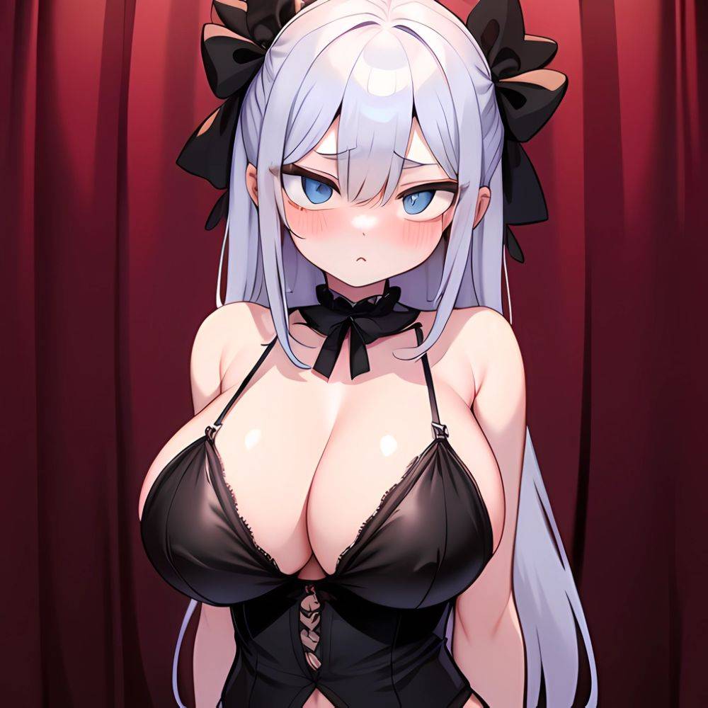 1girl Sexy Standing Huge Boobs Lingerie Arms Behind Back Facing The Viewer Looking At Viewer Blushing, 2028433368 - AIHentai - #main