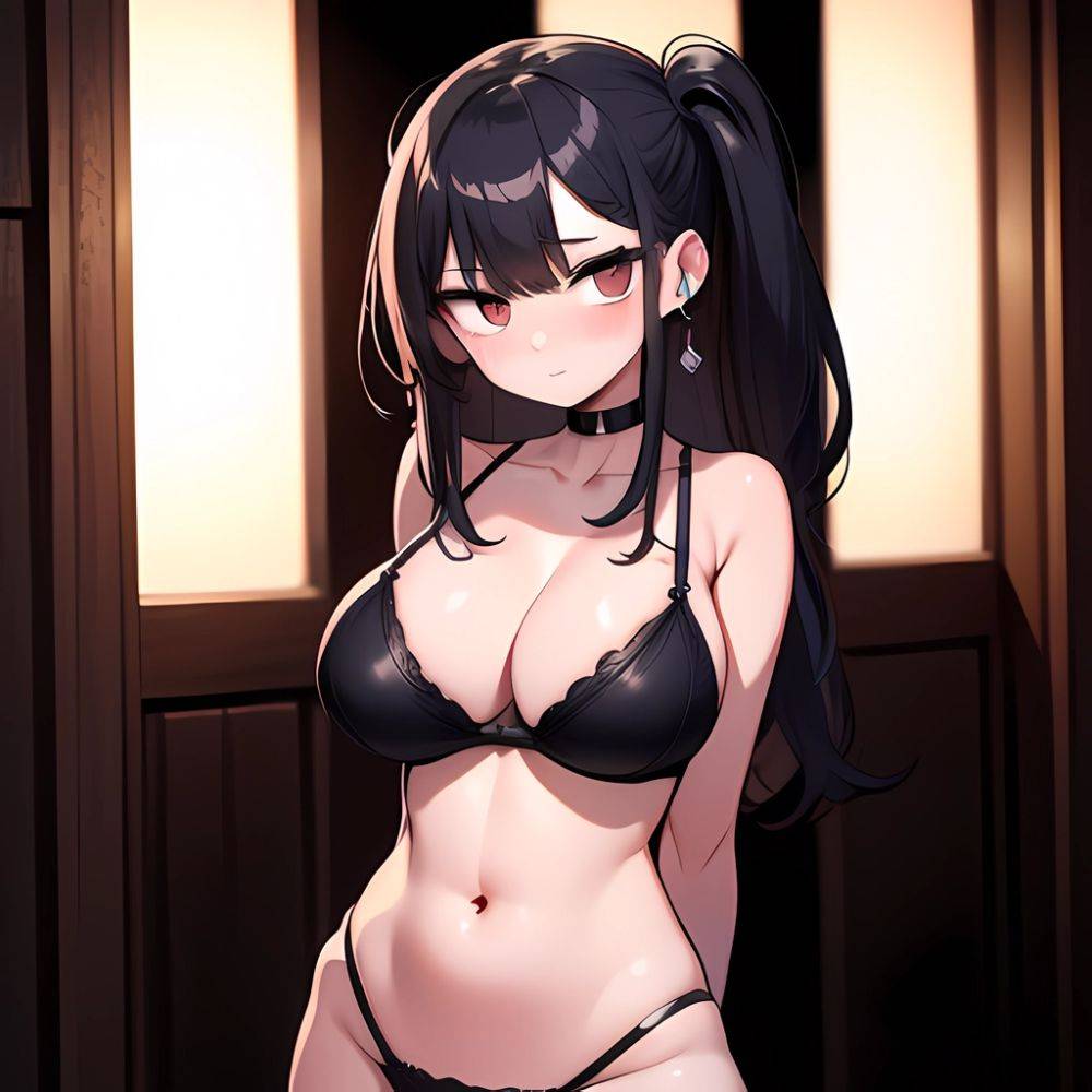 1girl Sexy Standing Huge Boobs Lingerie Arms Behind Back Facing The Viewer Looking At Viewer, 2337089729 - AIHentai - #main