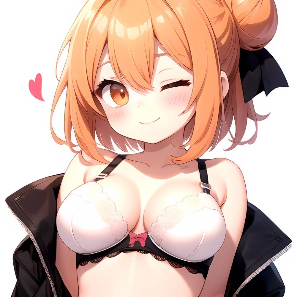 Yuigahama Yui S Mother 1girl Arms Behind Back Black Bra Black Panties Blush Bra Breasts Closed Mouth Hair Between Eyes, 214737605 - AIHentai - #main