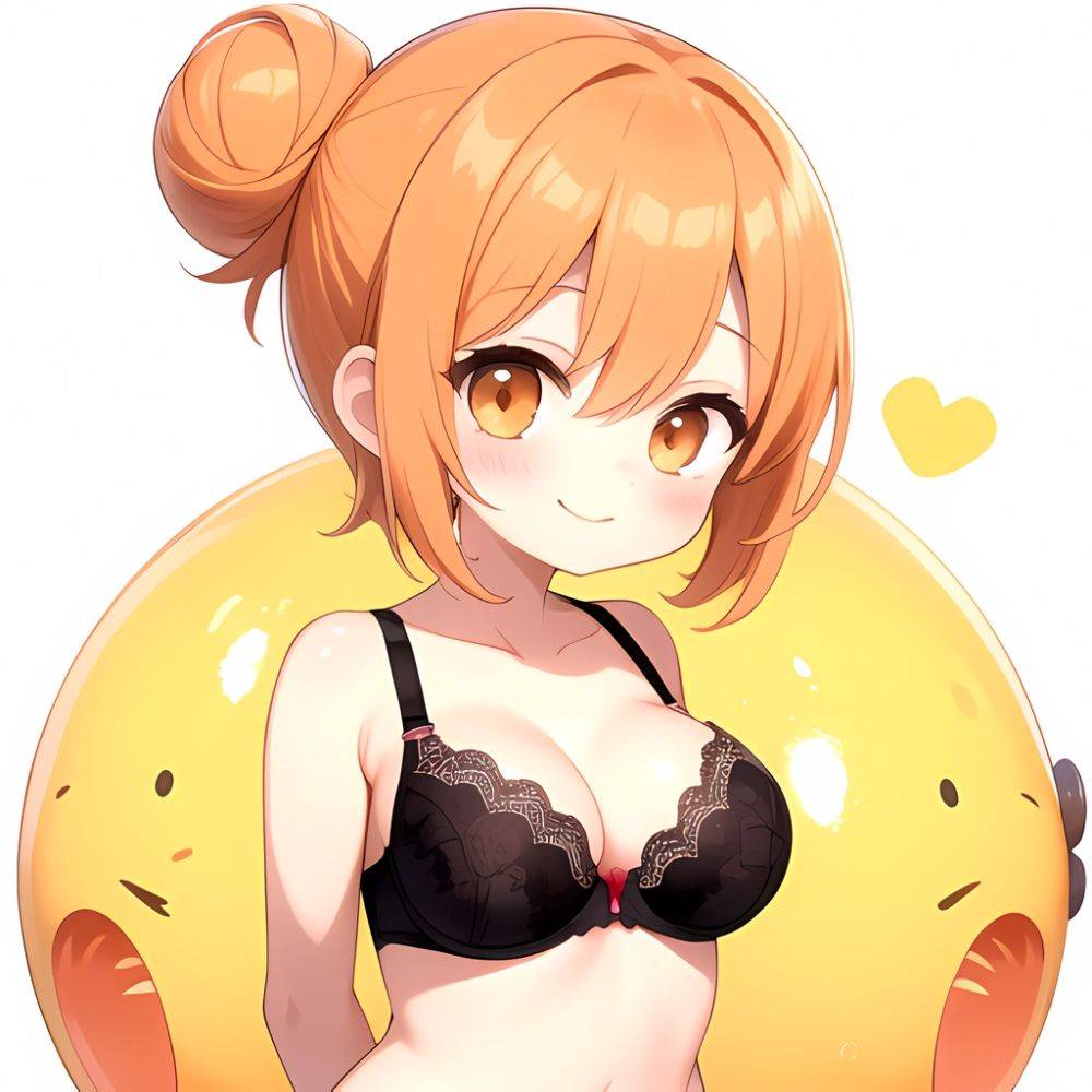 Yuigahama Yui S Mother 1girl Arms Behind Back Black Bra Black Panties Blush Bra Breasts Closed Mouth Hair Between Eyes, 846100485 - AIHentai - #main