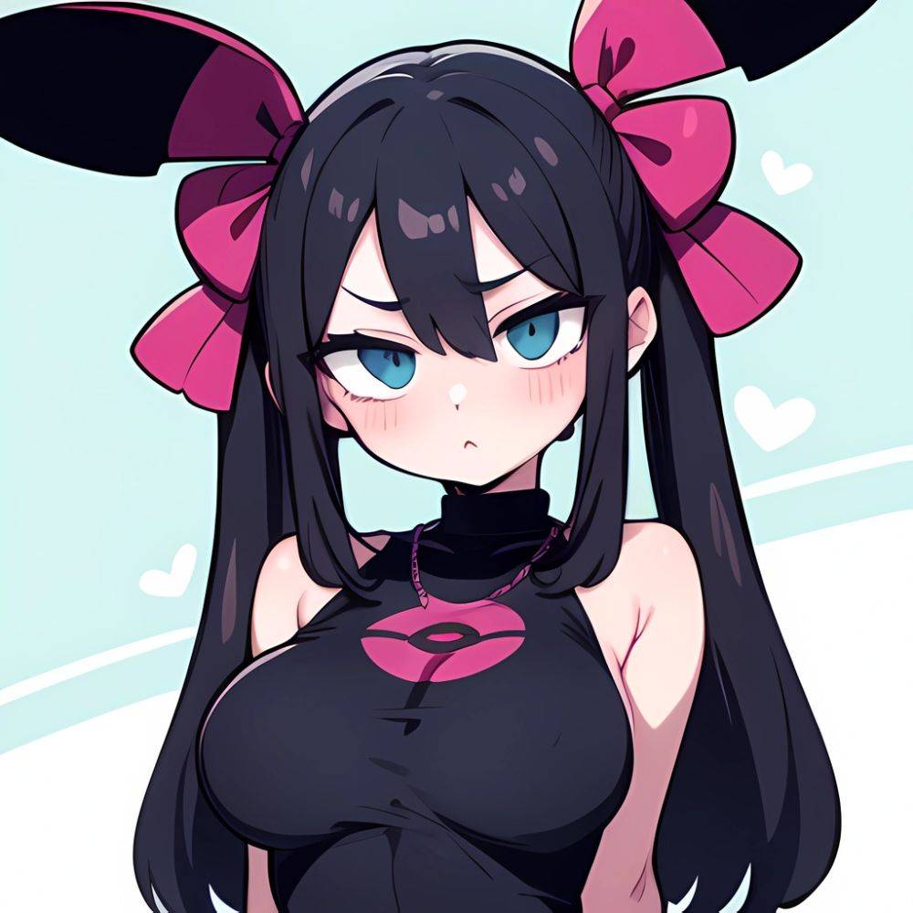 1girl Sexy Pokemon Trainer Looking At The Viewer Facing The Viewer Big Boobs Arms Behind Back, 3729393080 - AIHentai - #main