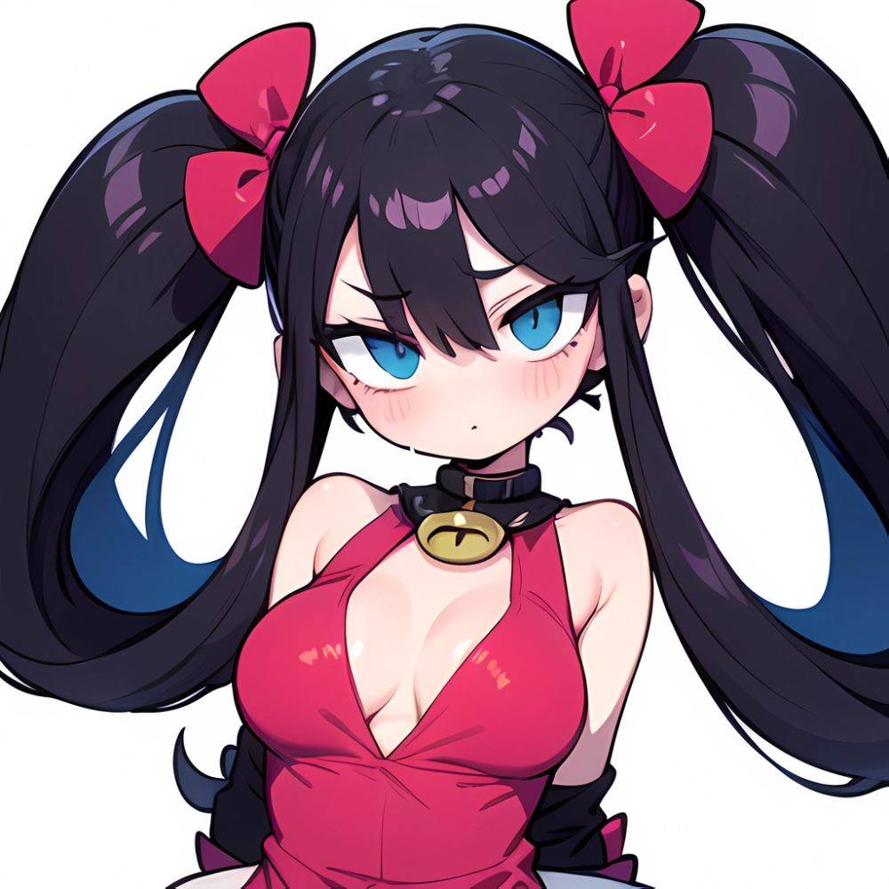 1girl Sexy Pokemon Trainer Looking At The Viewer Facing The Viewer Big Boobs Arms Behind Back Simple Background, 306971705 - AIHentai - #main