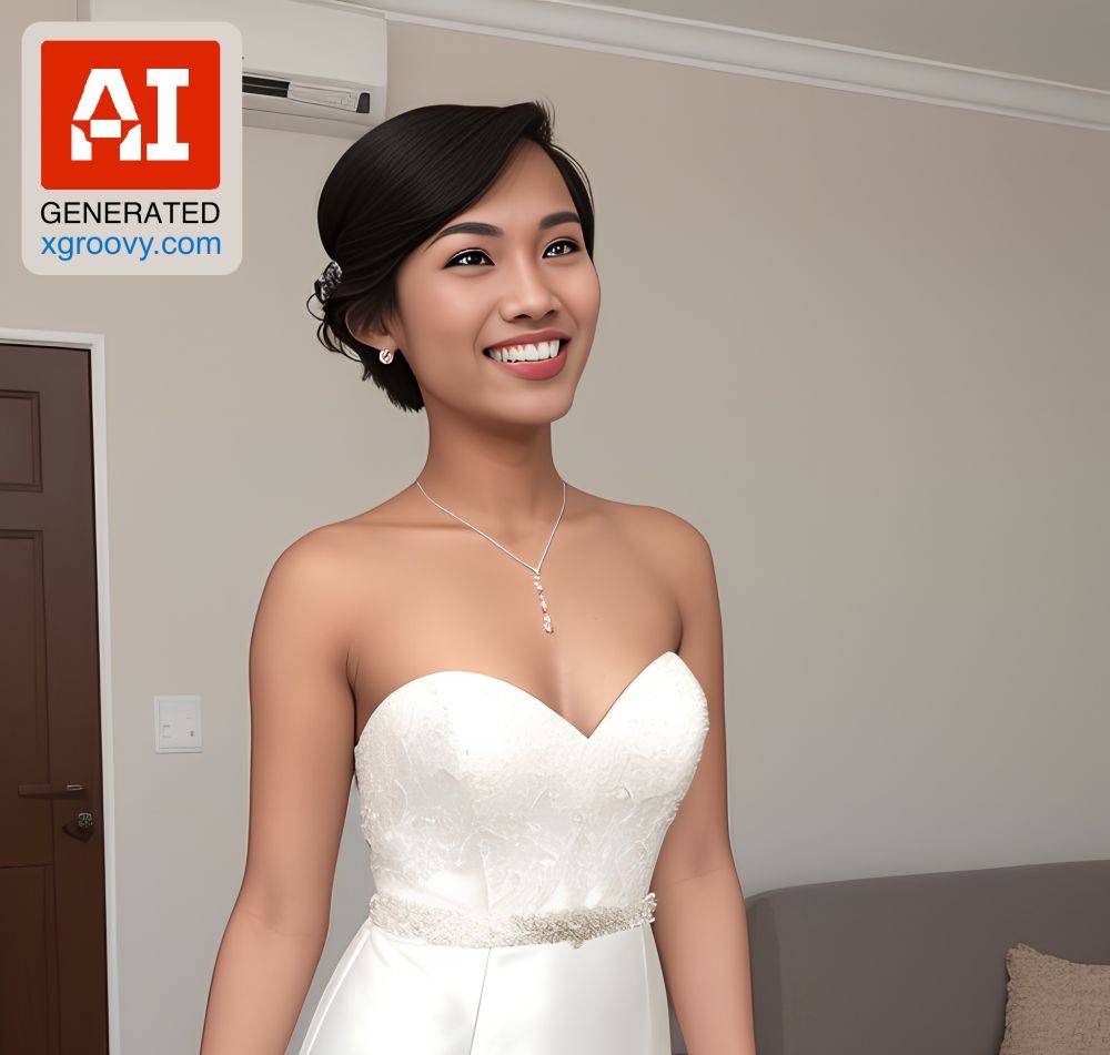 My beautiful small tits in a stylish dress with a hint of cleavage, perfect for this wedding! Rate me, baby! - #main