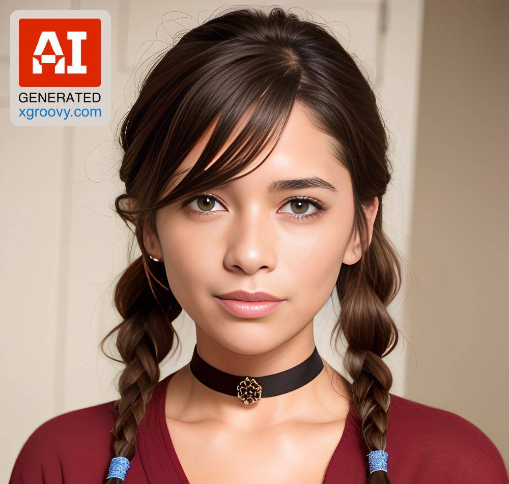 Tantalizing tanned skin, perfect body in a bathrobe and pigtails? I'm so fucking turned on! - #main