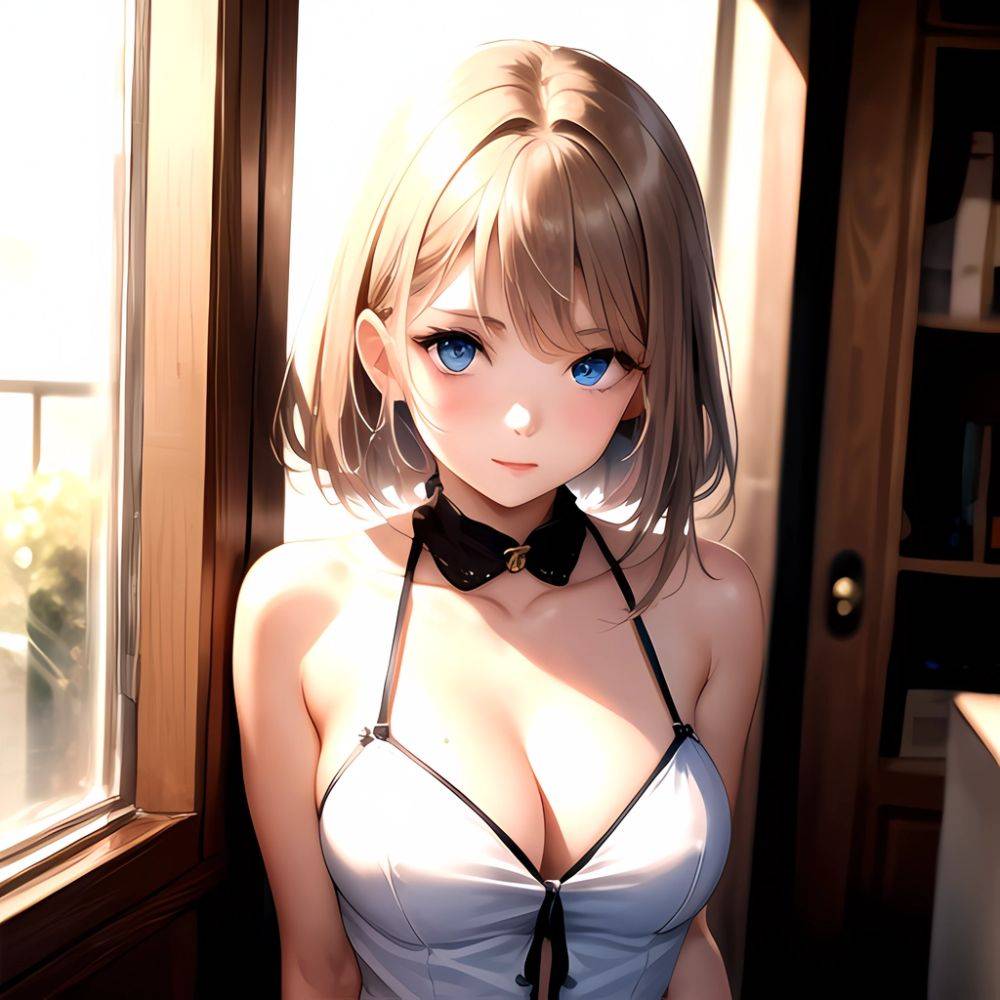 1girl Sexy Blue Eyes Arms Behind Back Facing The Camera Looking At The Camera, 2597437942 - AIHentai - #main