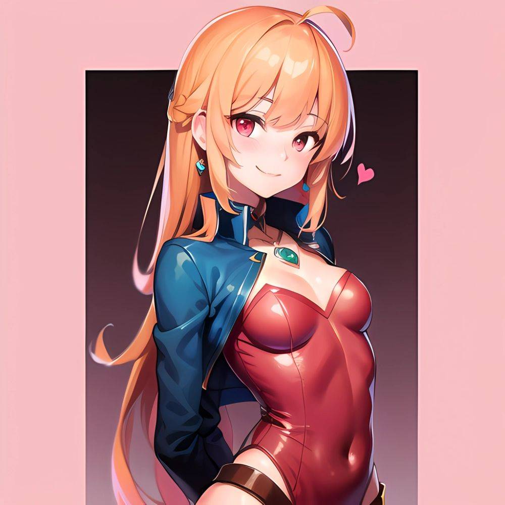 1girl Mature Akazutsumi Momoko Belt Blush Breasts Cameltoe Gem Heart Highres Hyper Blossom Jacket Jewelry Leotard Long Hair Magi, 1850466428 - AIHentai - #main