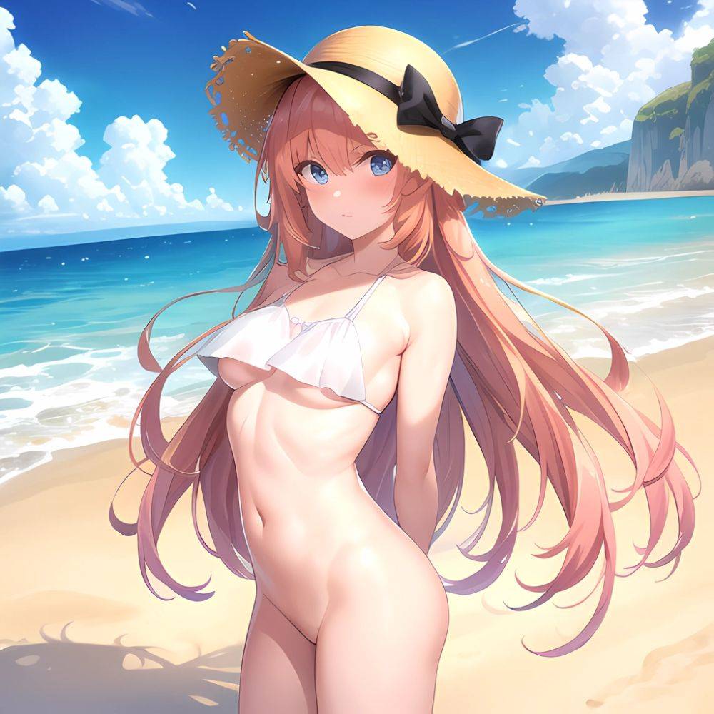 Beach Mature Women Naked Hat Small Boobs 1 0 Flat Chest 1 0 Standing Wide Angle 1 4 Absurdres Blush, 1517911172 - AIHentai - #main