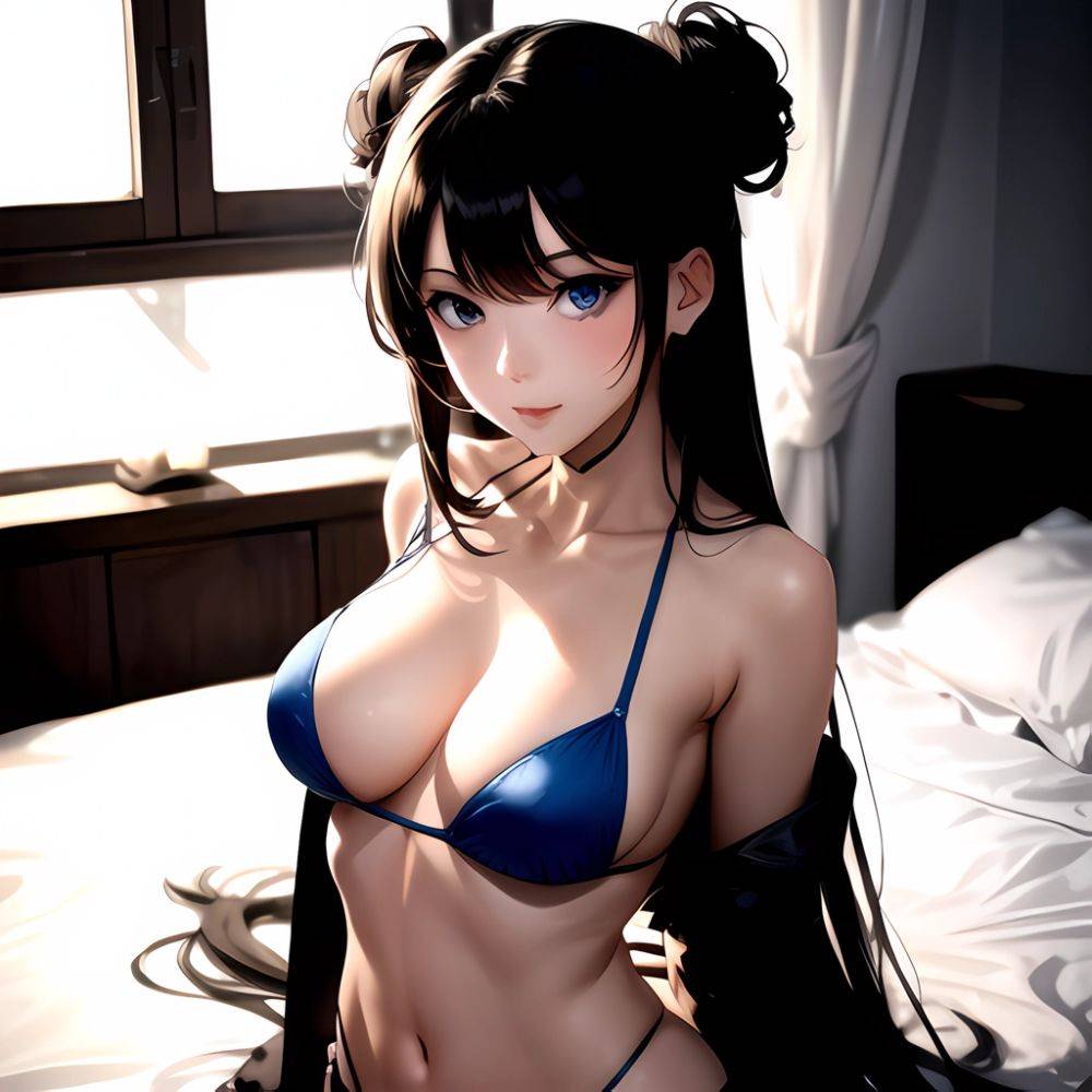 1girl Sexy Blue Eyes Arms Behind Back Facing The Camera Looking At The Camera, 1117973669 - AIHentai - #main