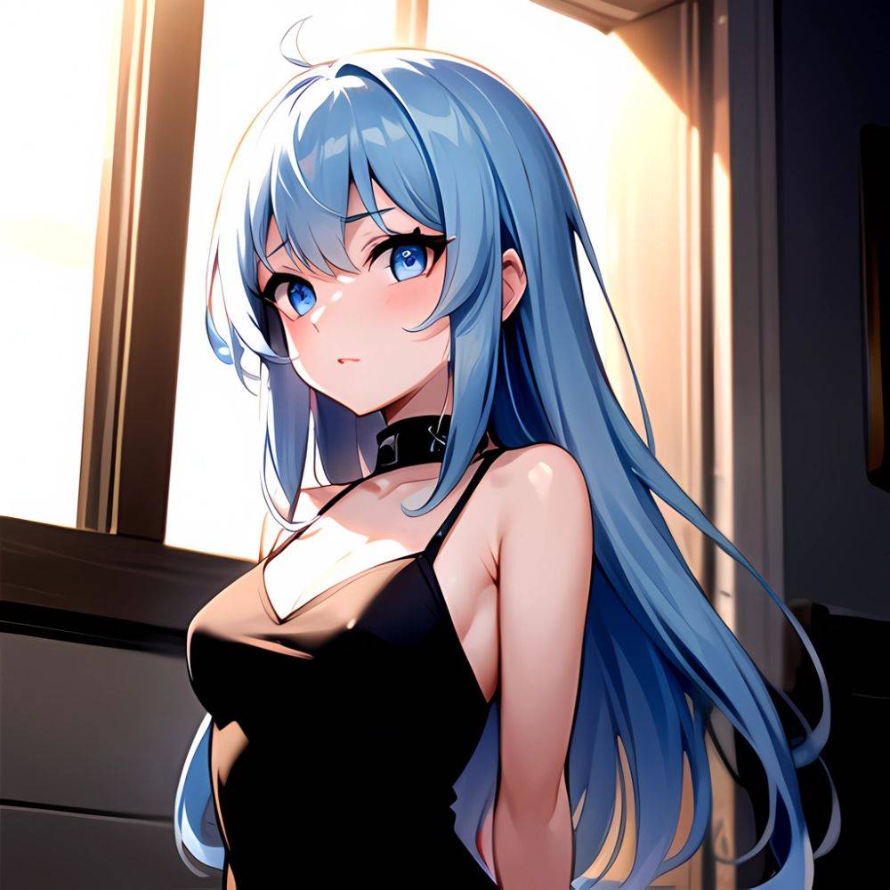 1girl Sexy Blue Eyes Arms Behind Back Facing The Camera Looking At The Camera, 1468056926 - AIHentai - #main