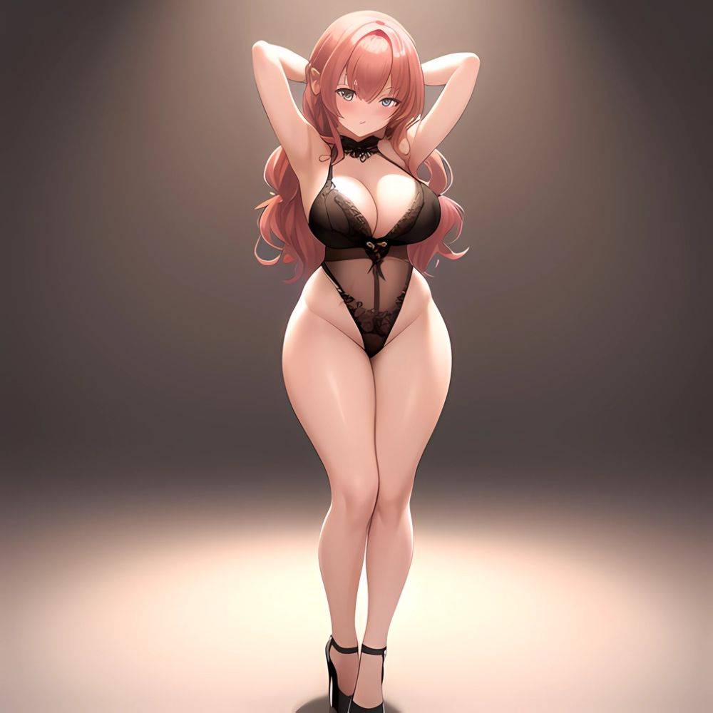 Happy Face Sexy Naughty Lingerie Big Ass Thick Thighs Absurdres Blush 1 1 Highres Detail Masterpiece Best Quality Hyper Detailed, 3047678779 - AIHentai - #main